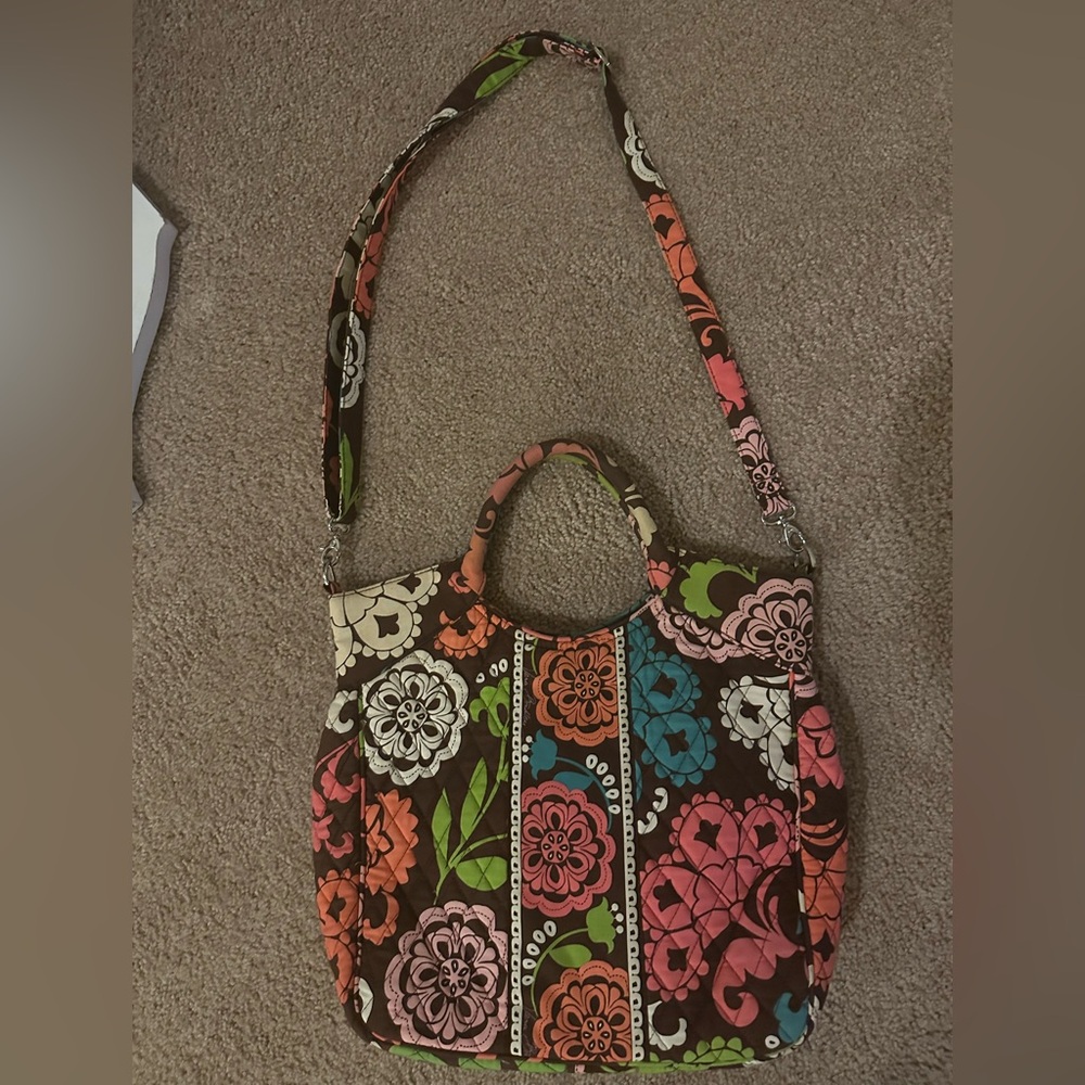 Coach Pink and Brown Paisley Tote Bag. Having